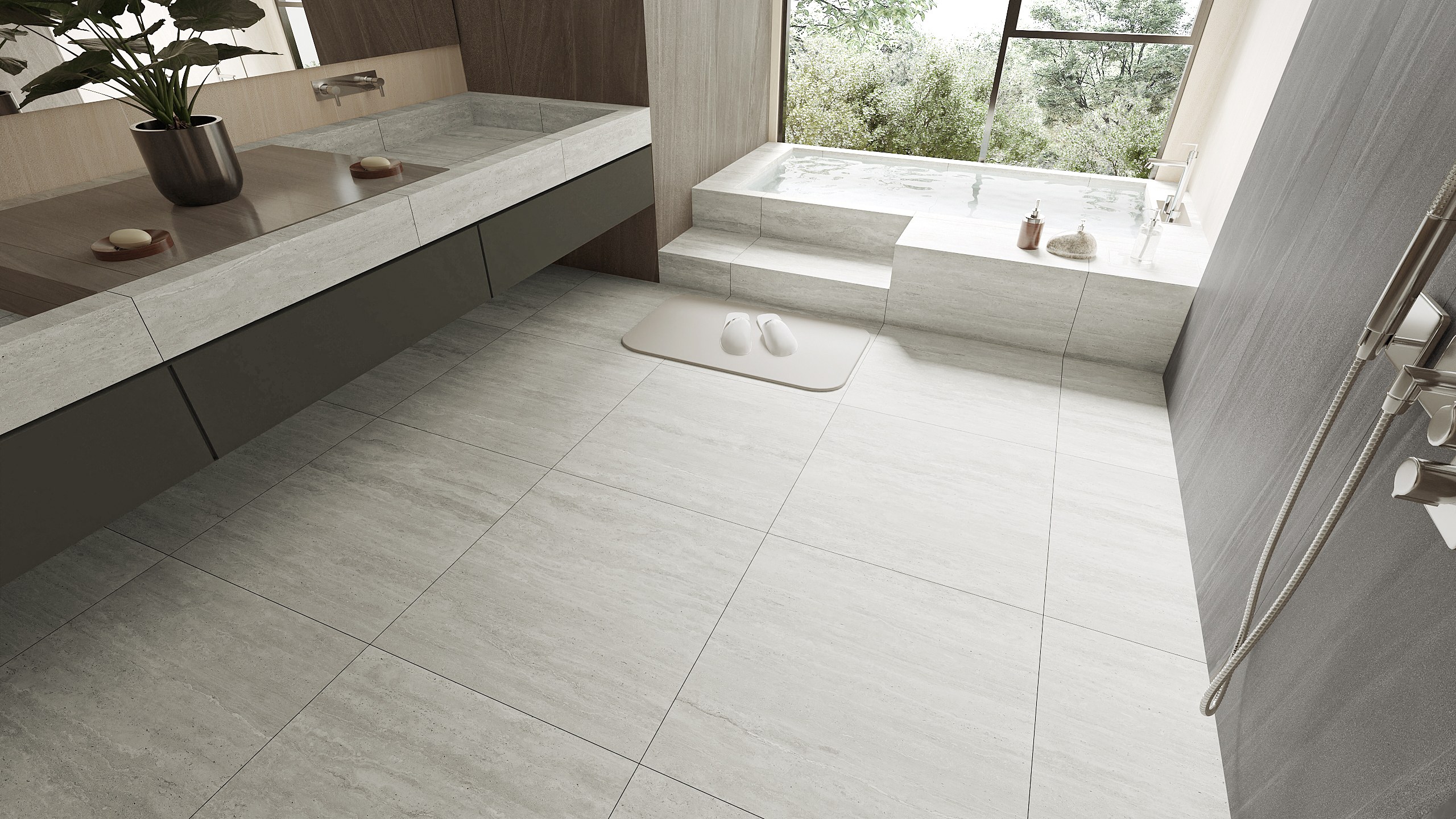 กระเบื้องห้องน้ำ กระเบื้องโซนเปียก 2