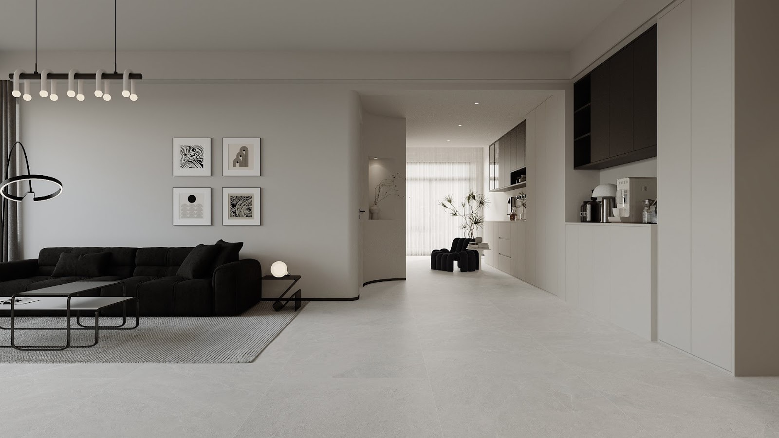 กระเบื้องตัวอย่าง 10 แบบสีขาวลุคโมเดิร์น (Modern White)