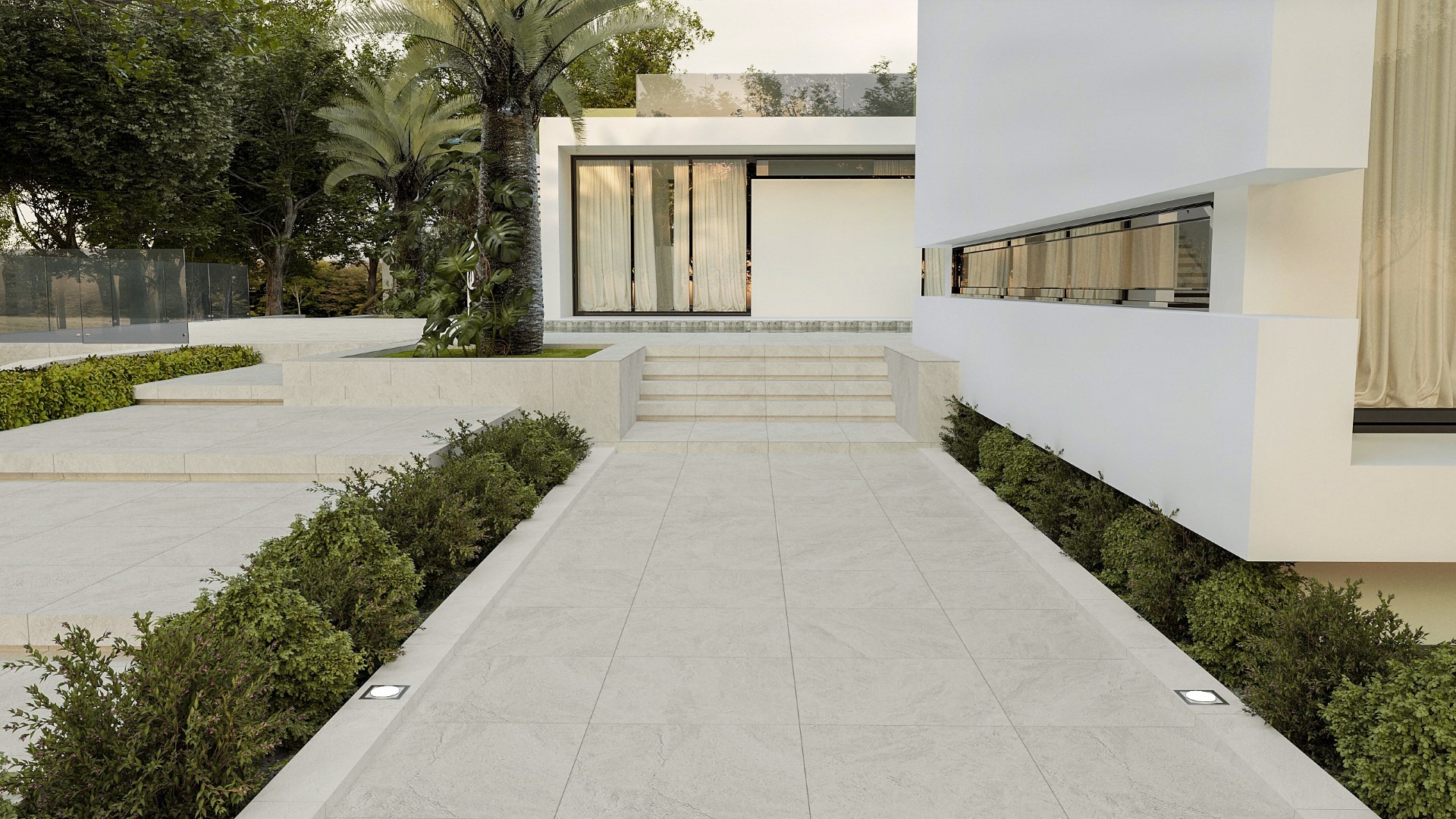 2. กระเบื้องลายหินธรรมชาติ