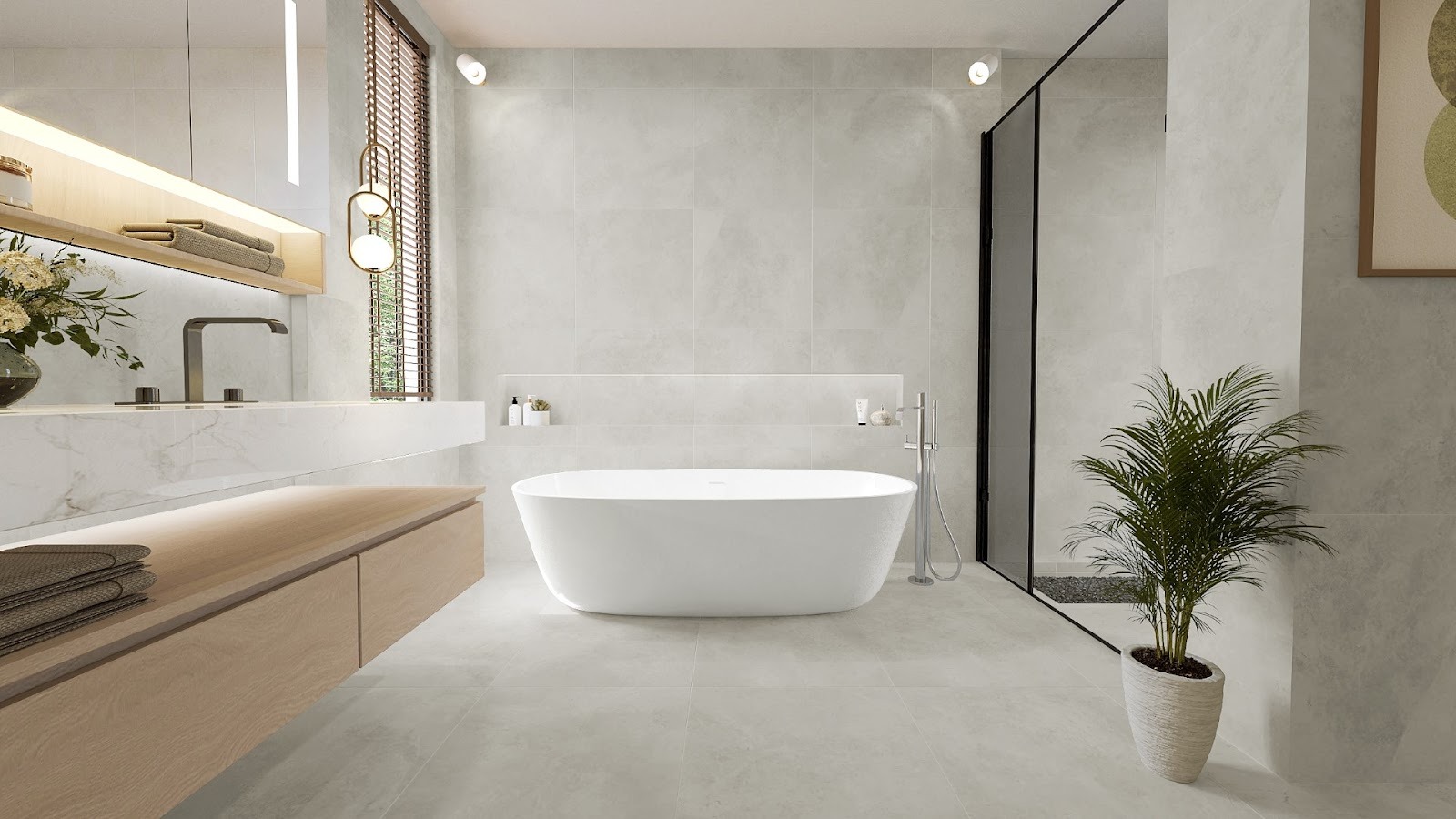 กระเบื้องตกแต่งห้องแนวมินิมอล ปี 2026 10