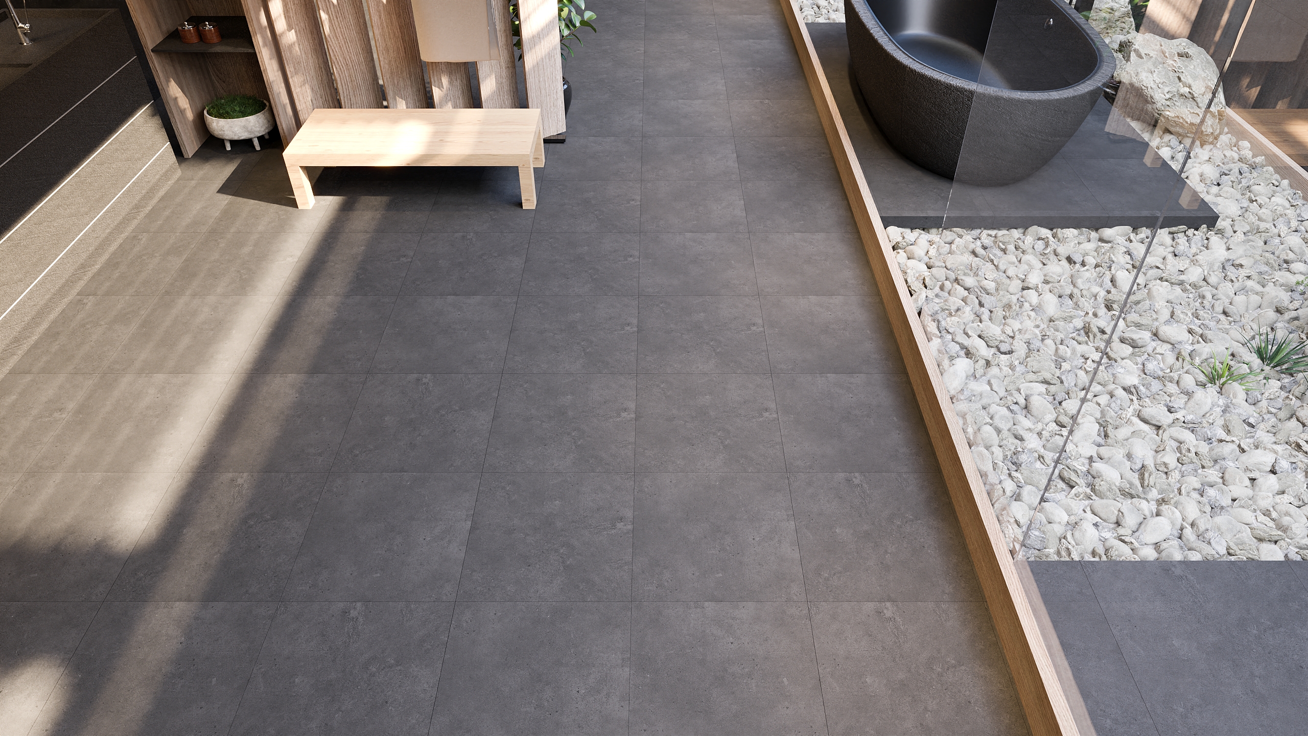 กระเบื้องลายปูนเข้ม (Dark Cement) - ไทย สุง