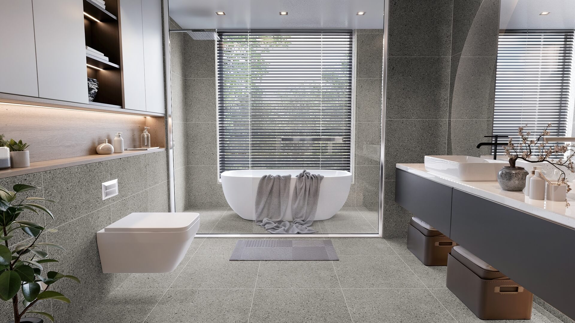 กระเบื้อง STELLAR GREY ANTISLIP RANไม่จำกัด R11 60x60