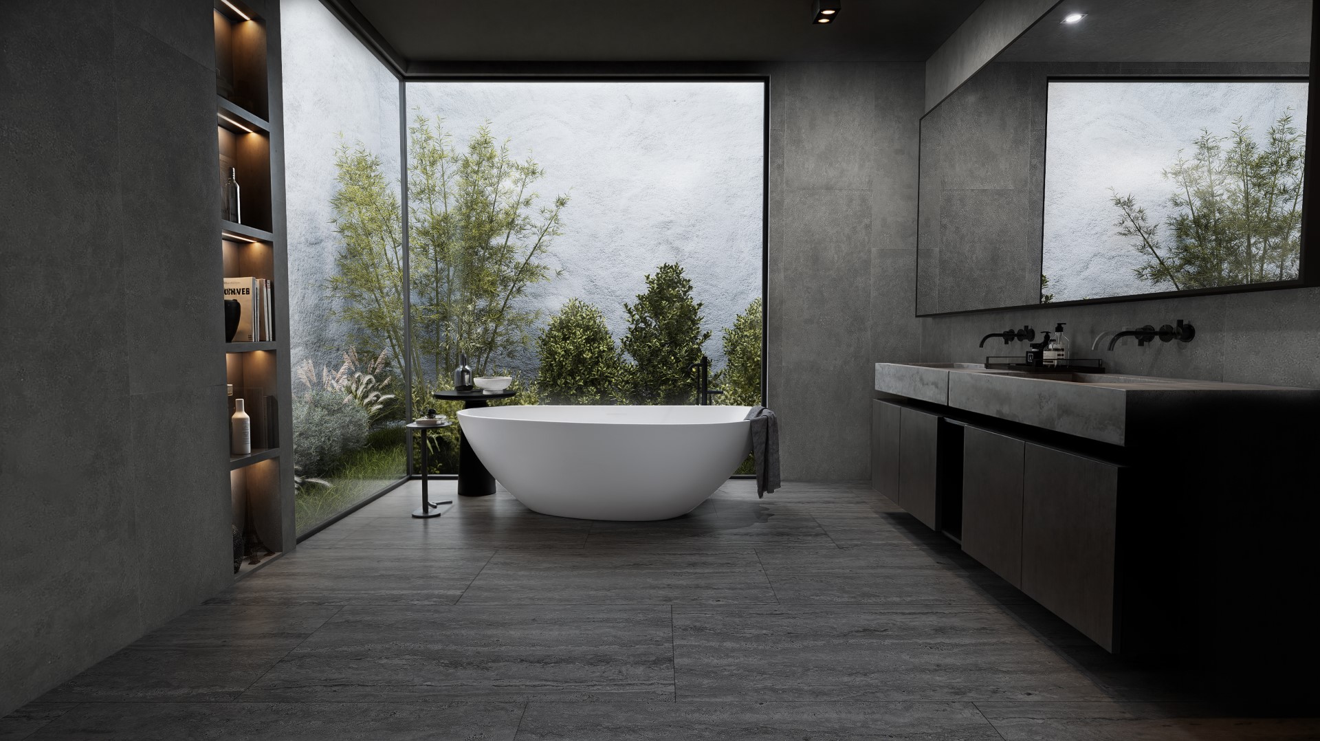 กระเบื้องห้องน้ำ TRAVERTINE IANTE SERIES