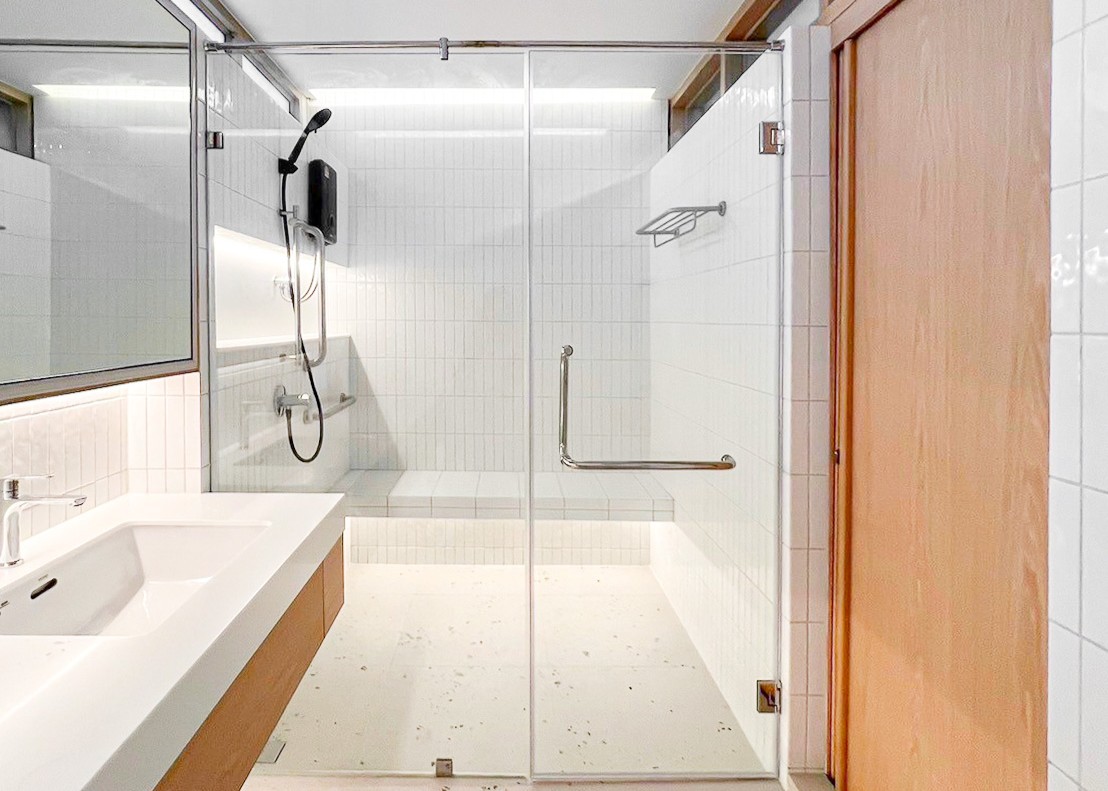 การใช้กระเบื้องแผ่นเล็ก