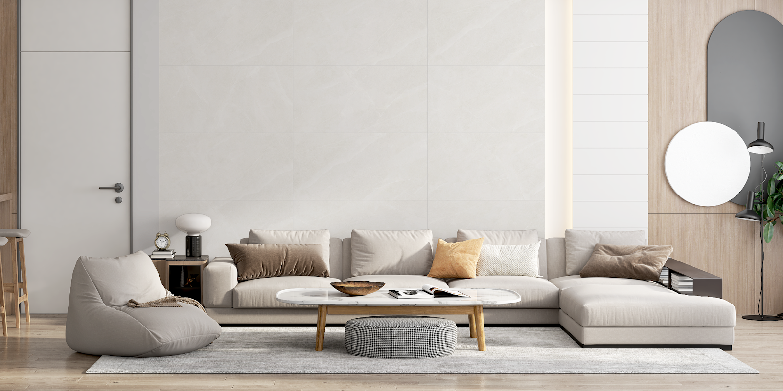 กระเบื้องตกแต่งห้องแนวมินิมอล ปี 2026 3