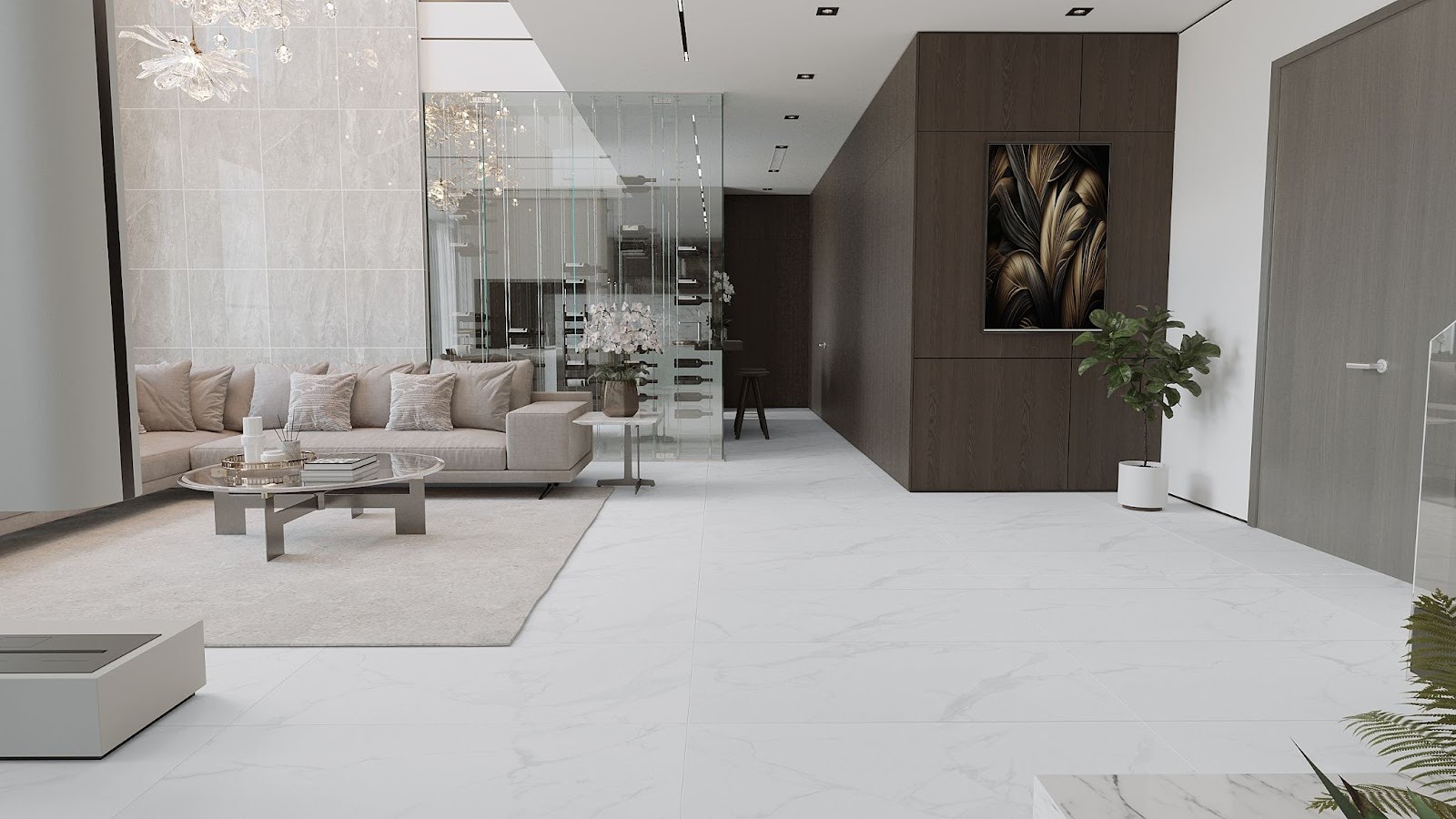 กระเบื้องลายหินอ่อน CARARA JZ SERIES