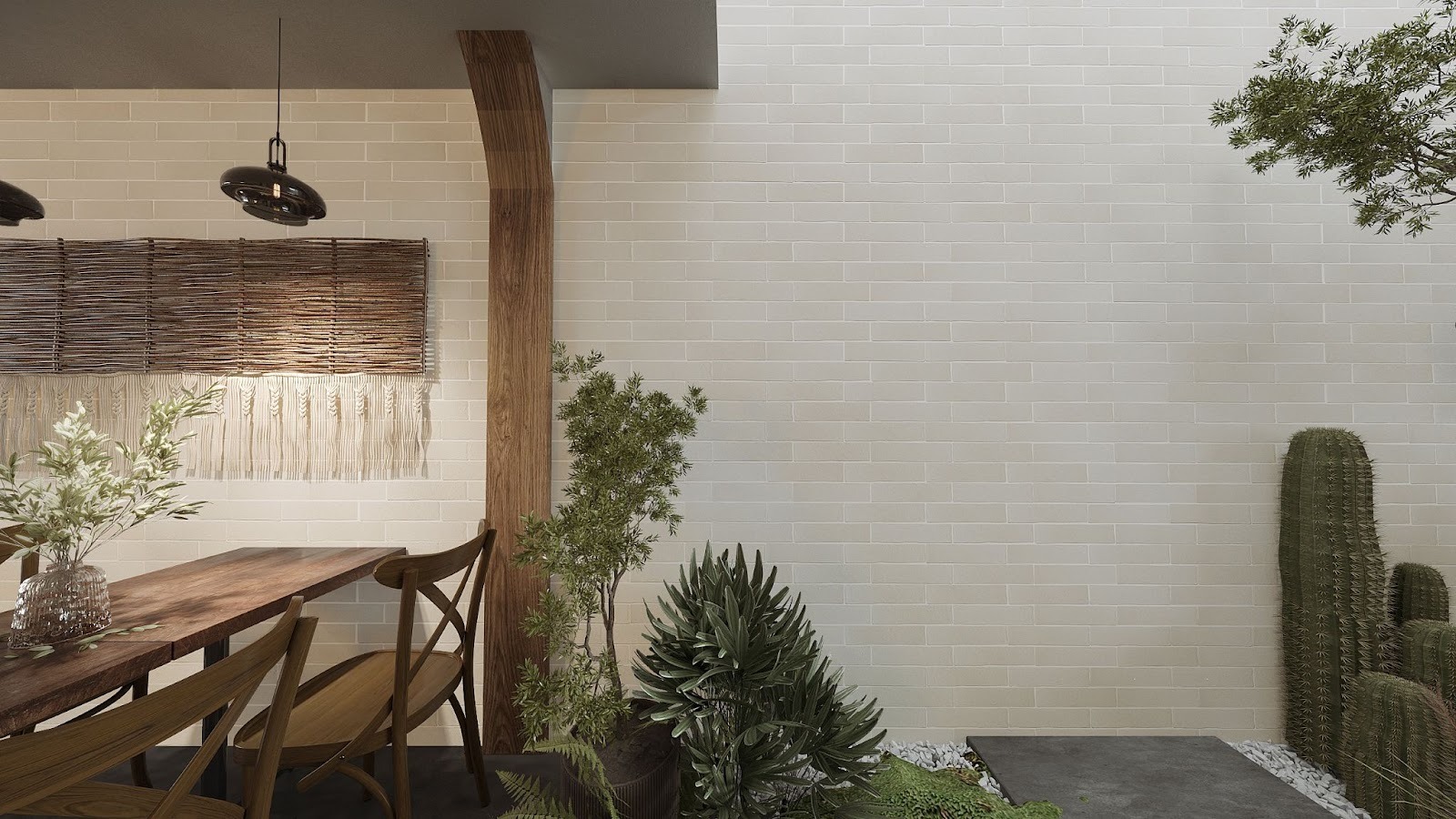 กระเบื้องตัวอย่าง 11 แบบสีขาวที่ให้ความรู้สึกอบอุ่น (Warm White)