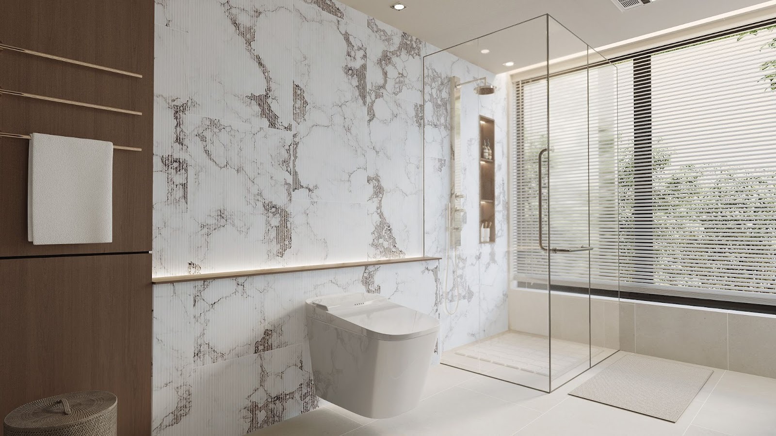 กระเบื้องลายหินอ่อน LUXURIA CARARA SERIES - RIPPLE