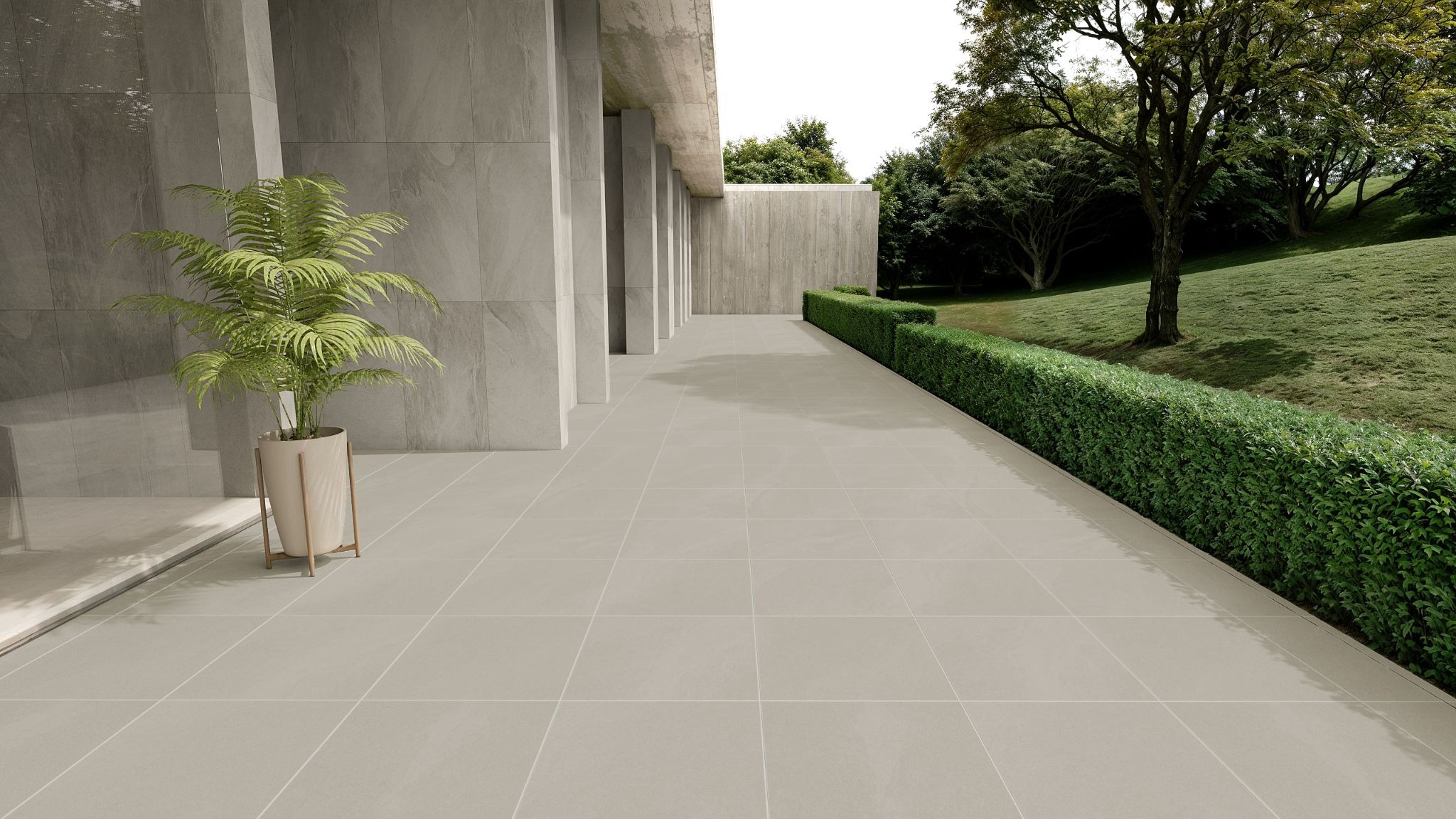 ตัวอย่างกระเบื้องขนาด&nbsp; 60&times;60 ซม. รหัส SANDBEIGE-EX