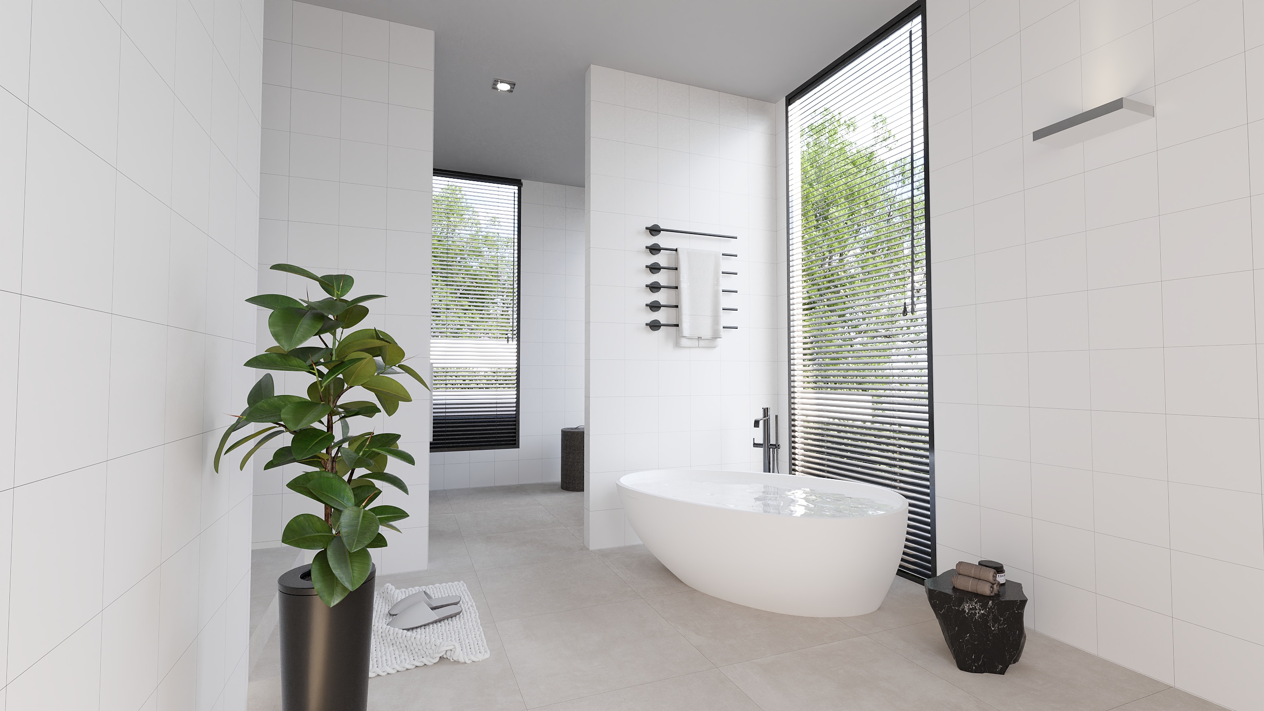 กระเบื้อง PURE WHITE MATT R11 20x20