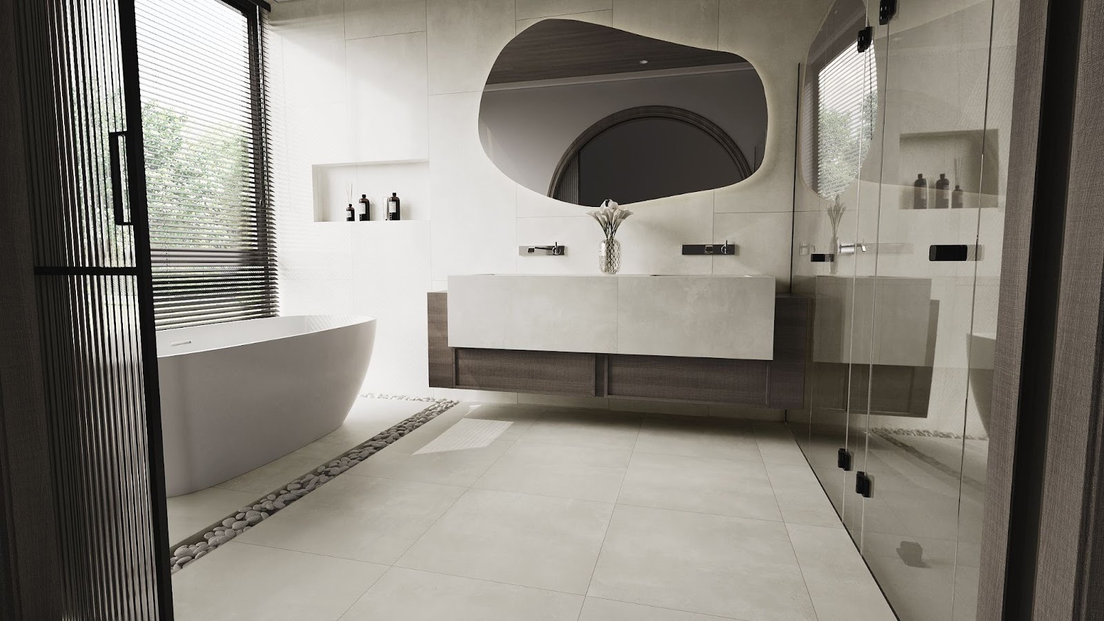 กระเบื้องตกแต่งห้องแนวมินิมอล ปี 2026 14