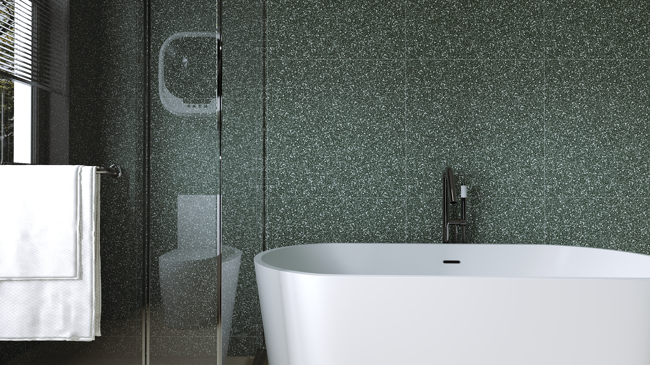 กระเบื้องลายหินขัด (Terrazzo Tiles)
