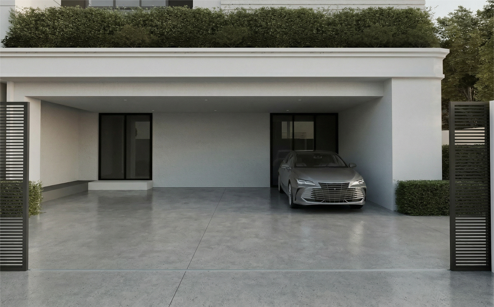 พื้นปูนเปลือย (Concrete) เป็นอีกหนึ่งตัวเลือกยอดนิยมสำหรับโรงจอดรถ โดยเฉพาะบ้านที่เน้นความแข็งแรง ประหยัดงบ และใช้งานหนักเป็นหลัก แต่แม้จะดูเรียบง่ายและทนทาน ก็ยังมีทั้งข้อดีและข้อจำกัดที่ควรรู้ก่อนตัดสินใจ  ข้อดีของปูนเปลือย