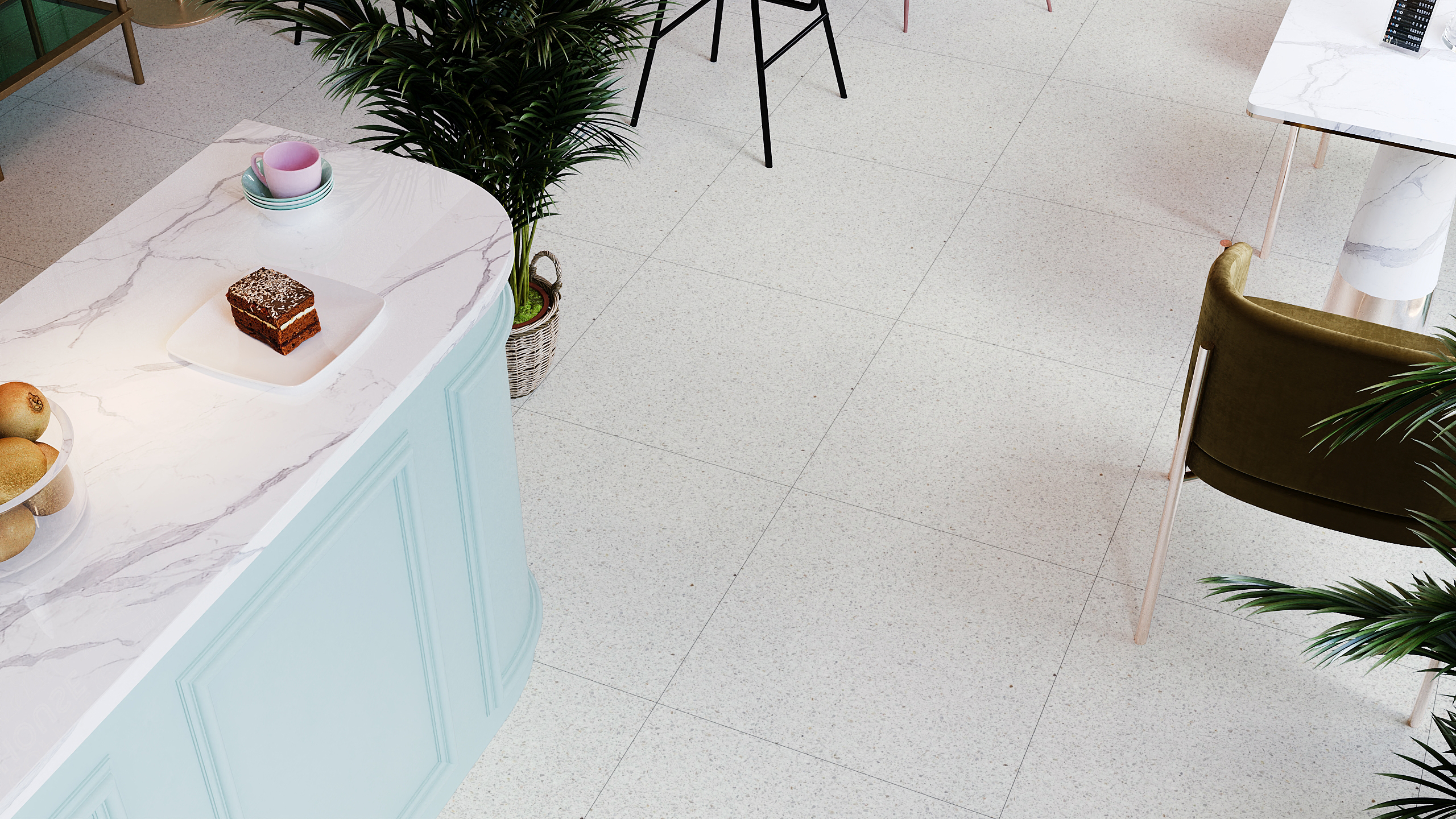 ตัวอย่างคำนวนกระเบื้องปูพื้นสำหรับพื้นที่