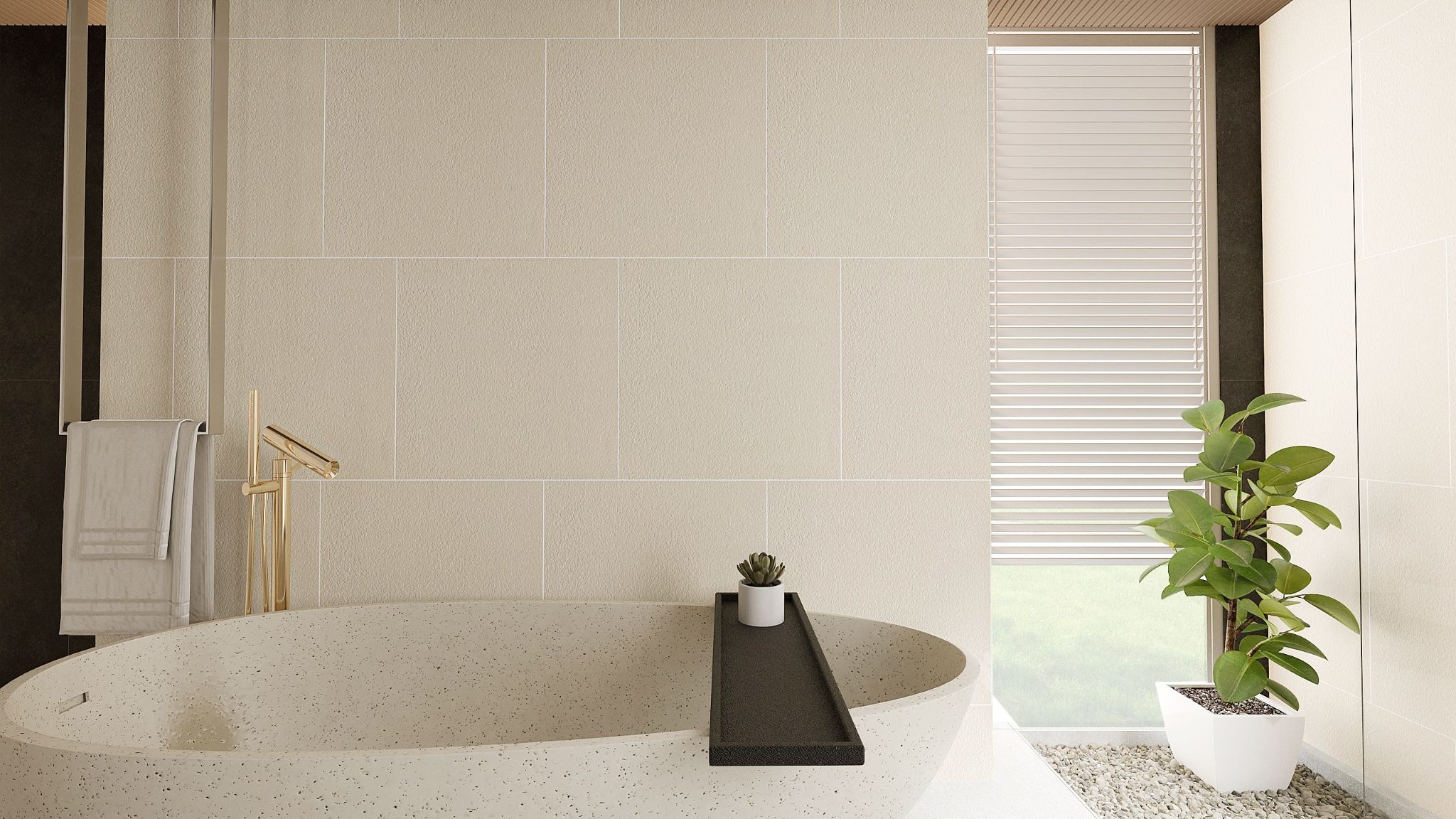 เลือกกระเบื้องผนังห้อง 9.ลองดูตัวอย่างห้องจริงก่อนตัดสินใจ