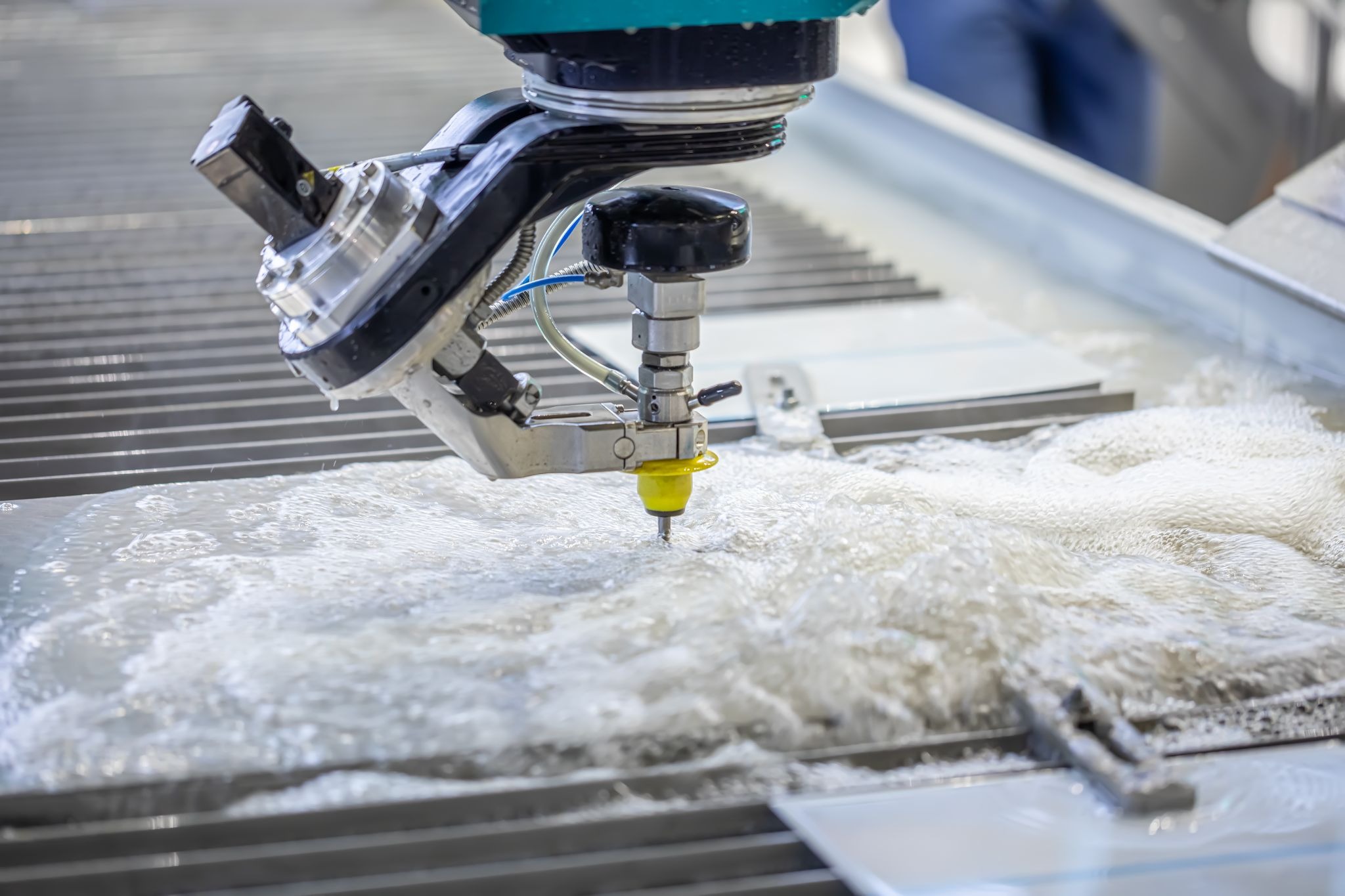เครื่องตัดกระเบื้องระบบ Water Jet