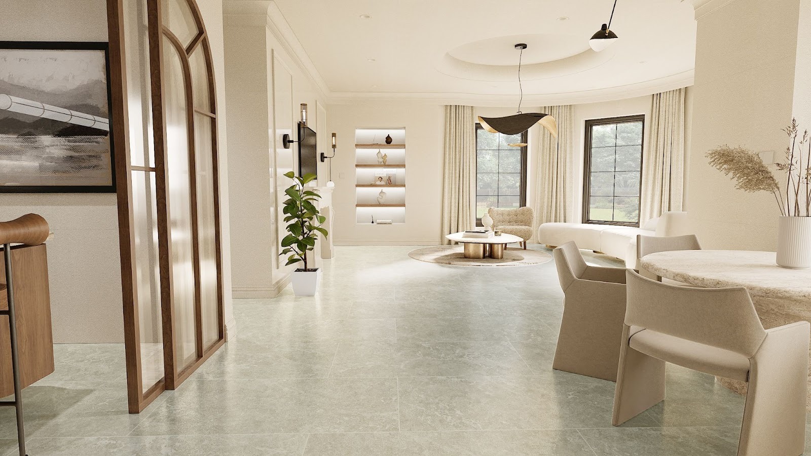 กระเบื้องตกแต่งห้องแนวมินิมอล ปี 2026 5