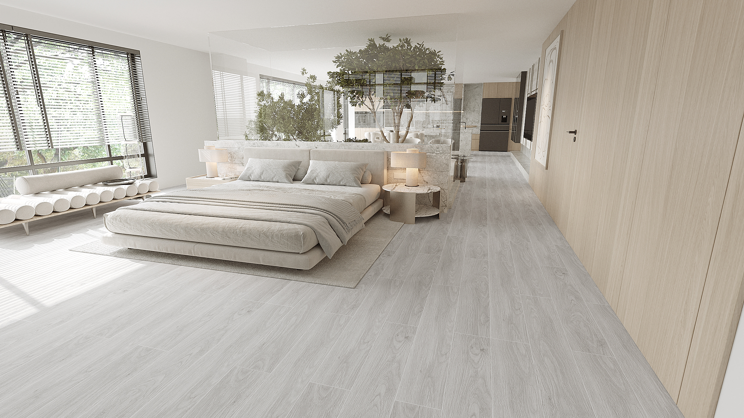 ตัวอย่างกระเบื้องห้องนอน