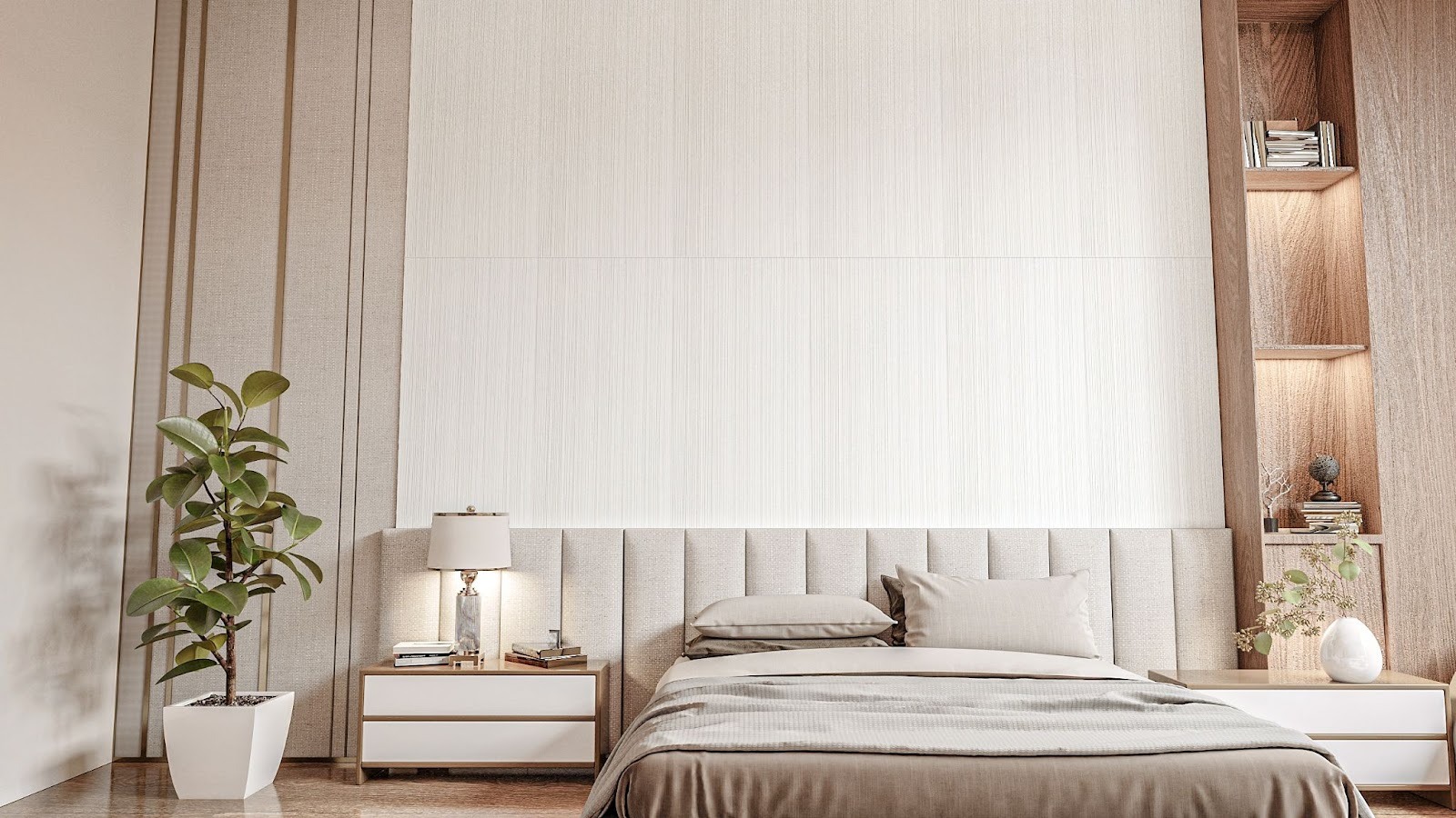 กระเบื้องตัวอย่าง 14 แบบสีขาวที่ให้ความรู้สึกอบอุ่น (Warm White)