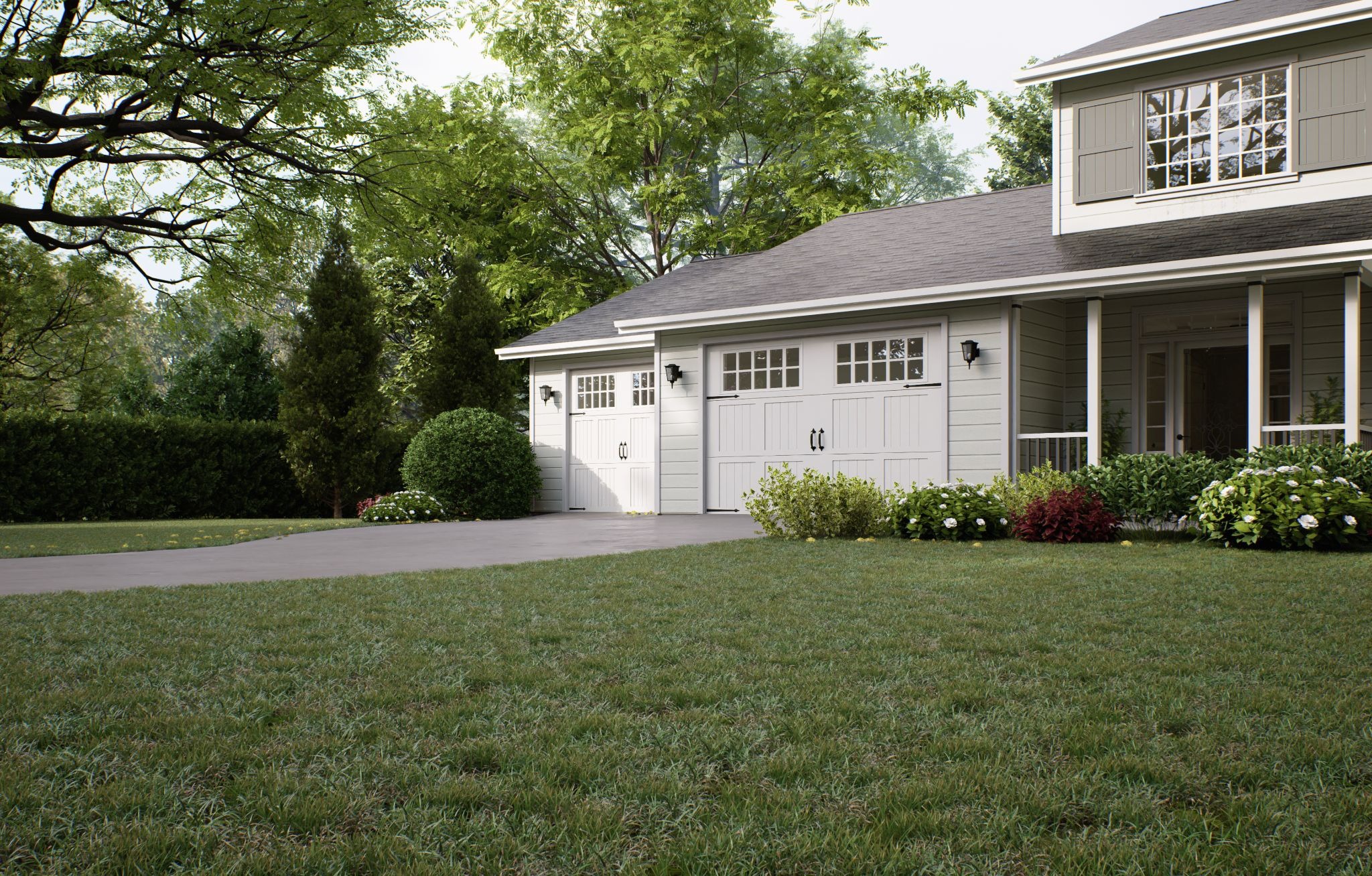 ปูสนามหญ้าให้ดูโล่งสบายตา