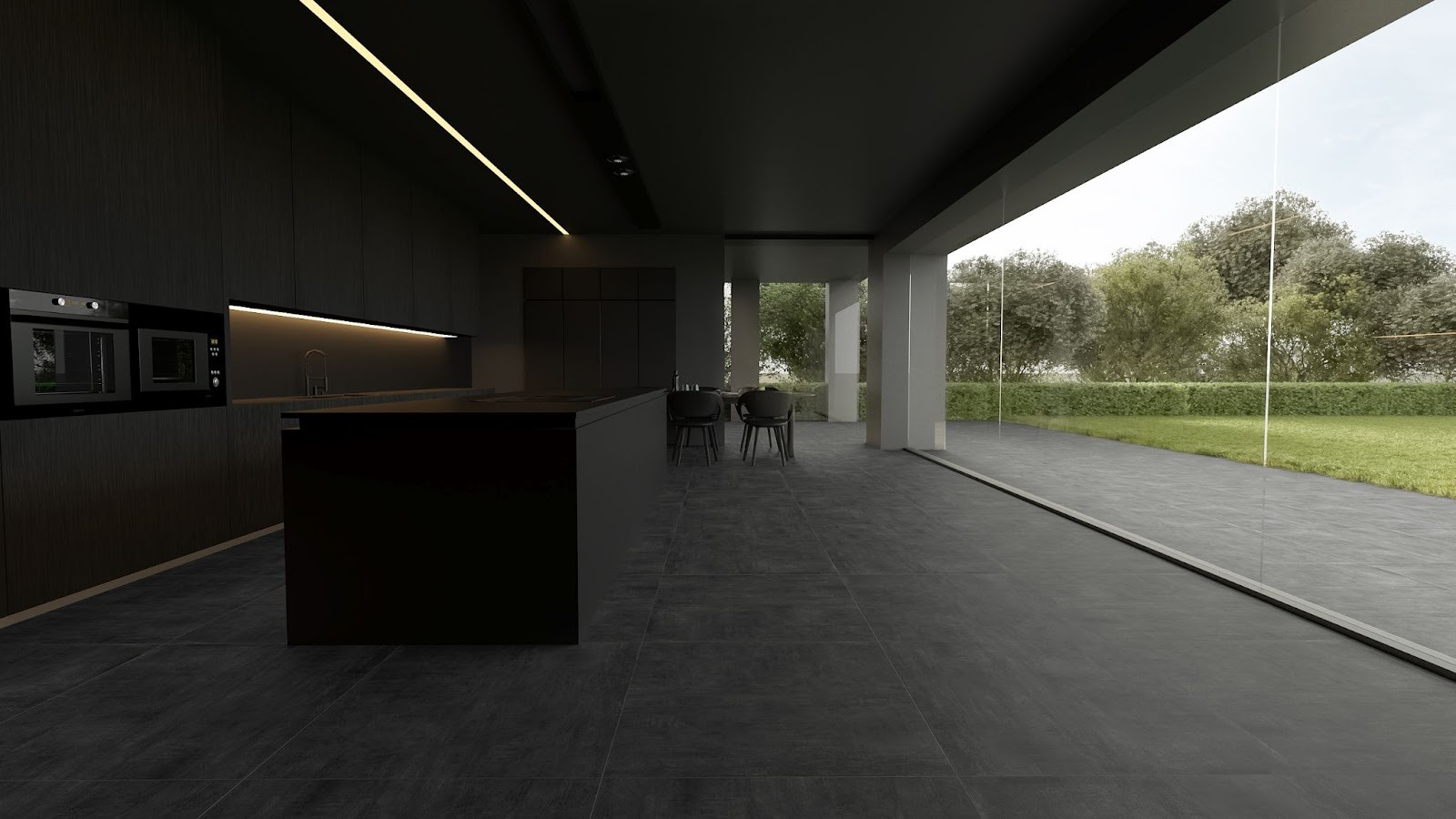 กระเบื้องลายปูน (Concrete)