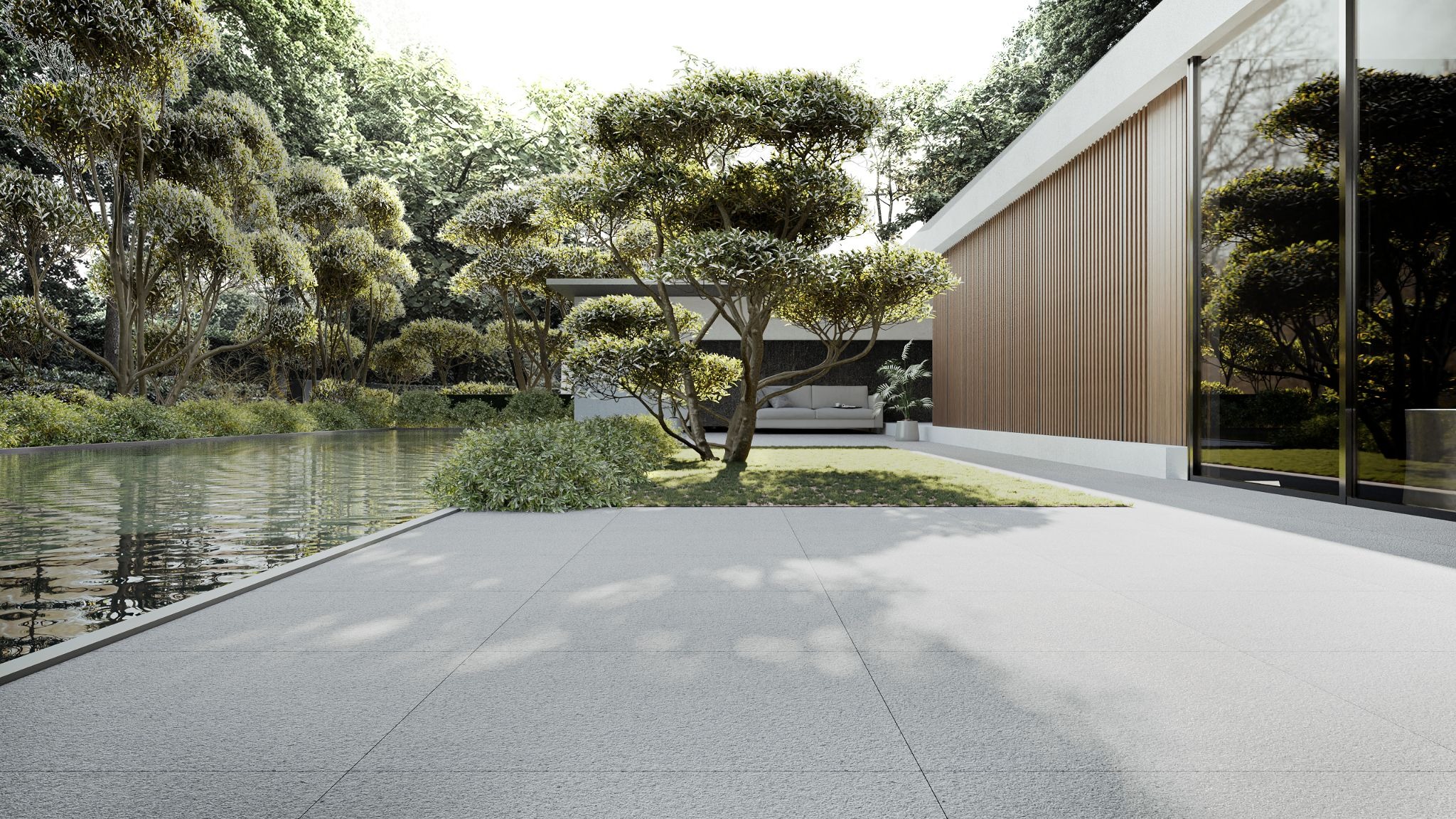 กระเบื้องแกรนิตโต้หน้าบ้าน