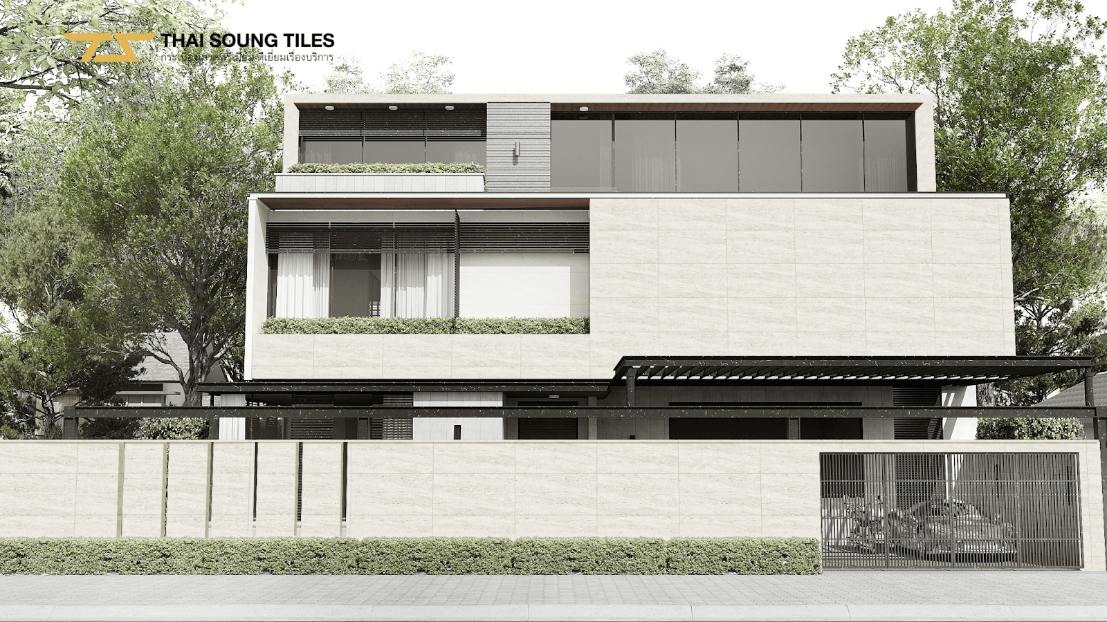 TRAVERTINE HOLE WHITE HONED