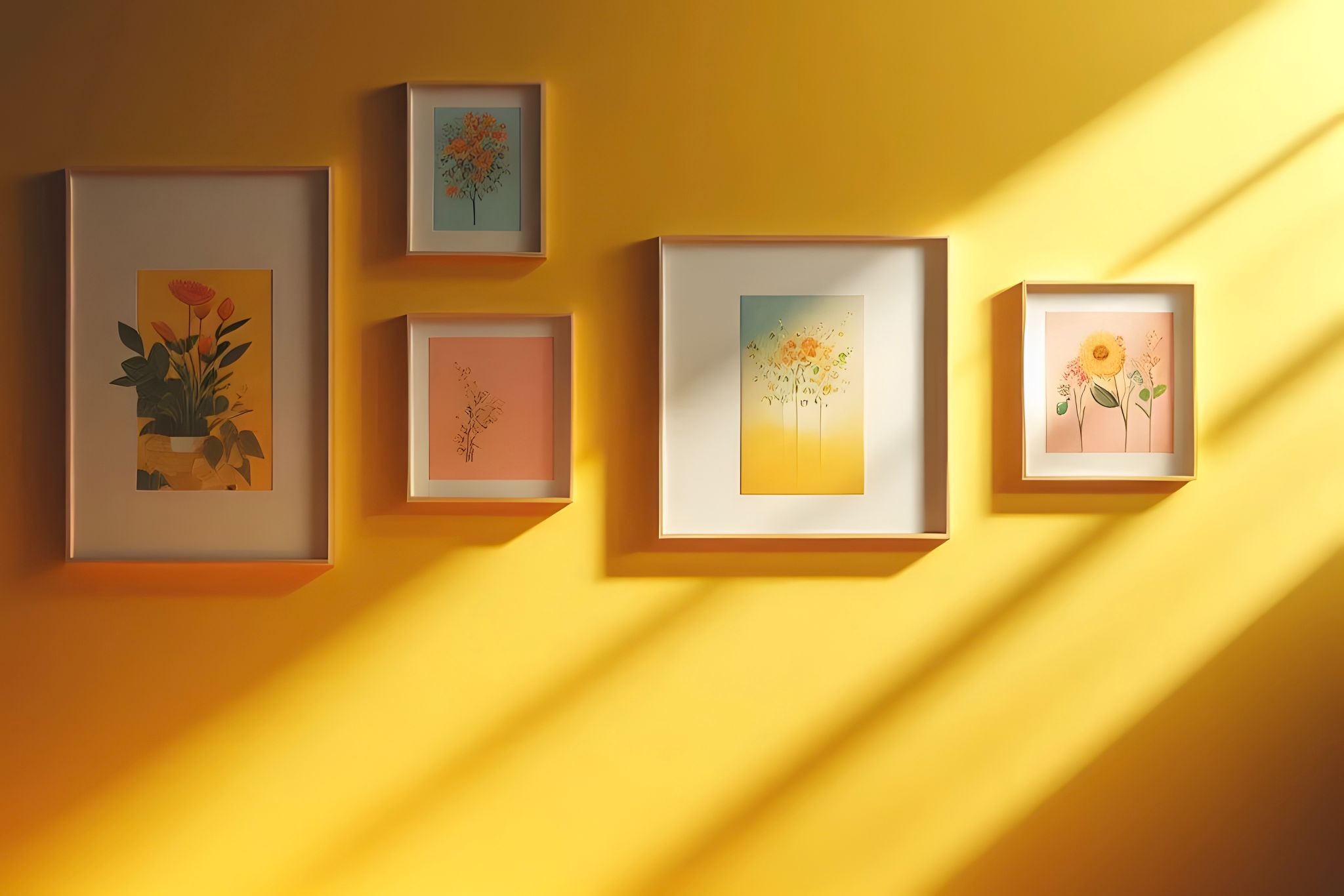 ตกแต่งผนังด้วยกรอบรูป ภาพศิลปะ และโปสเตอร์