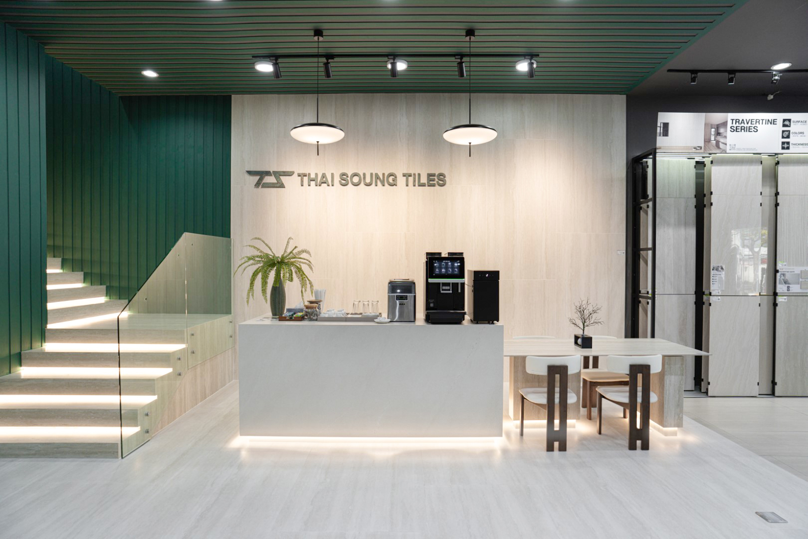 อาคารสำนักงาน---โซนเคาน์เตอร์เครื่องดื่ม