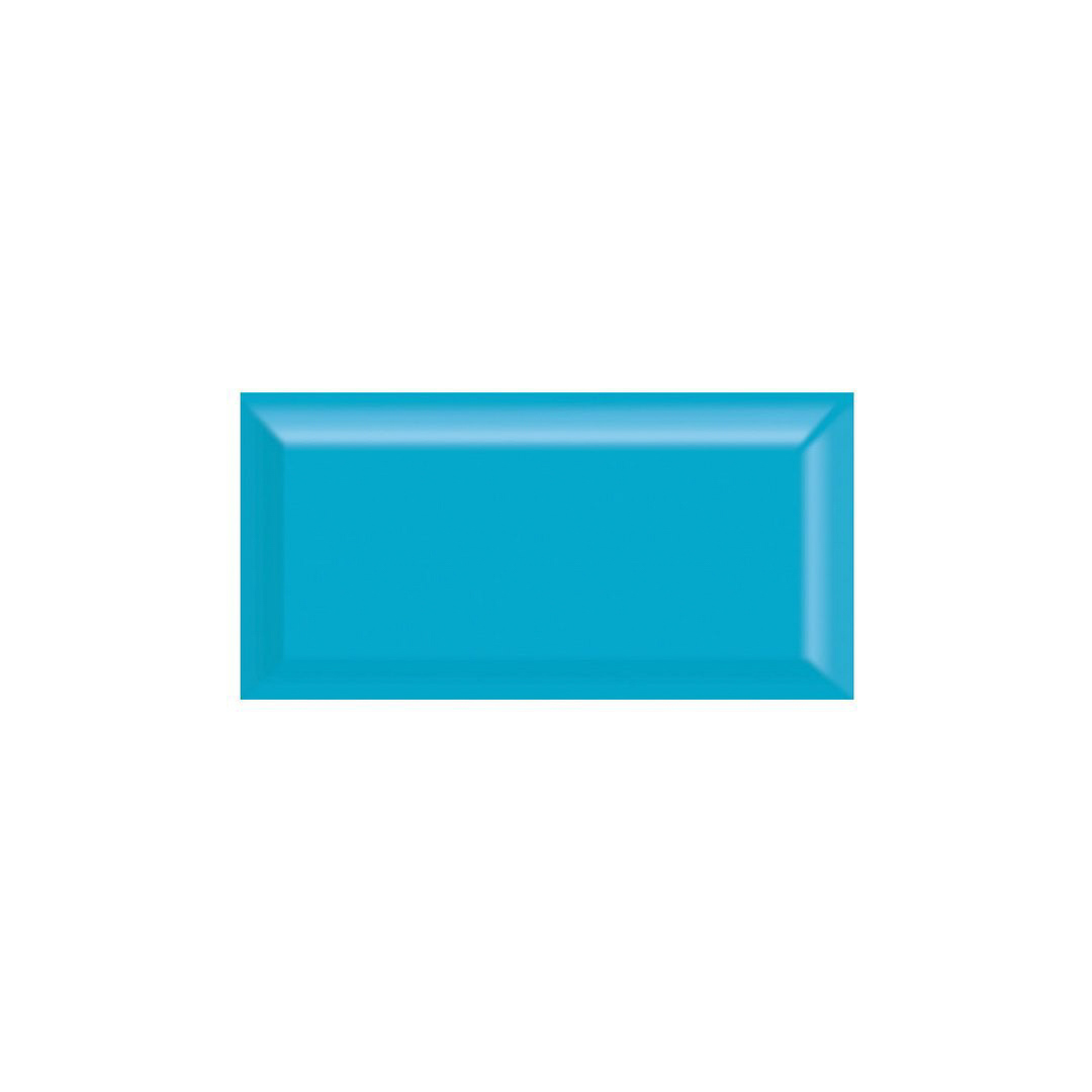 SUBWAY-BLUE-GLOSSY-BEVELED-10x20cm