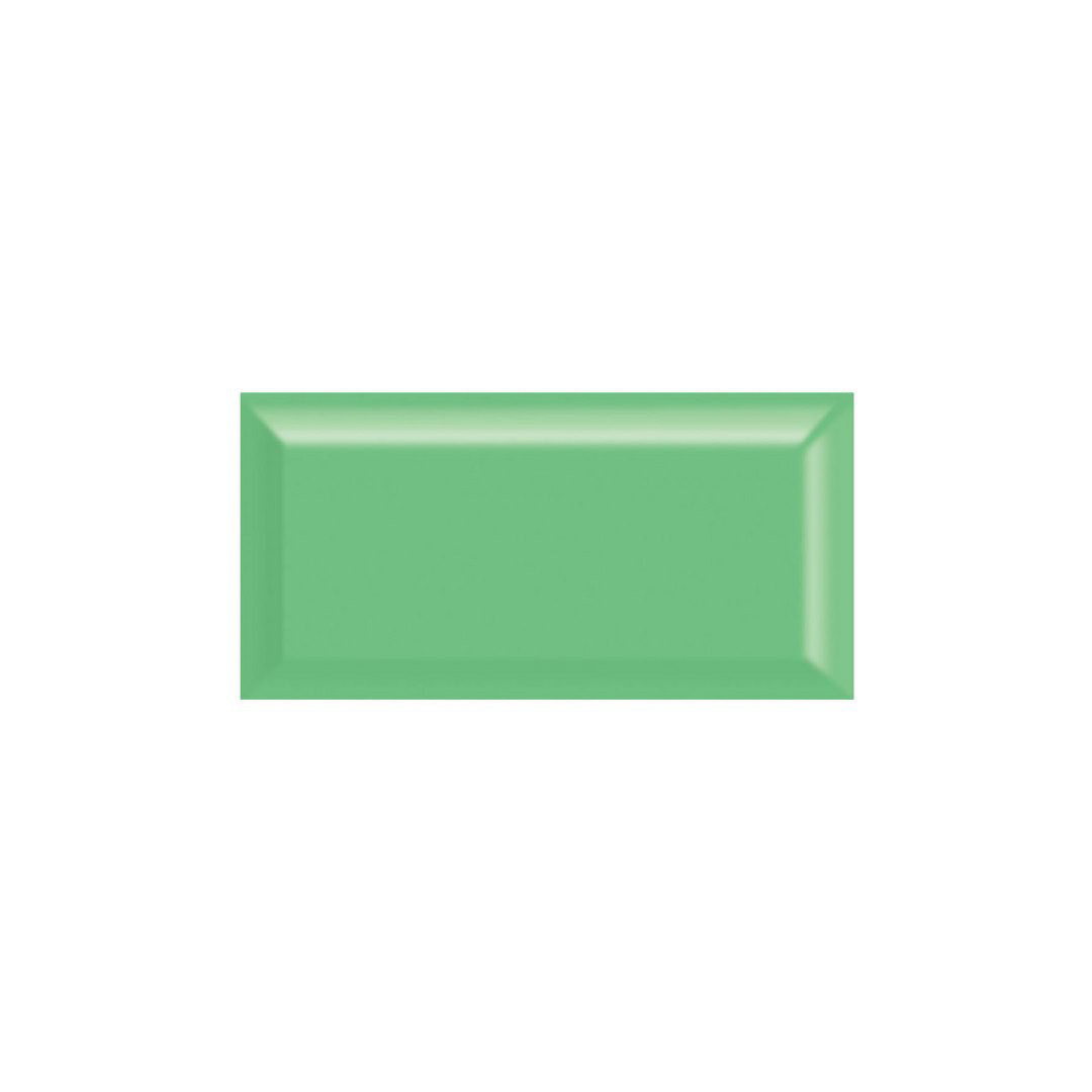 SUBWAY-GREEN-GLOSSY-BEVELED-10x20cm