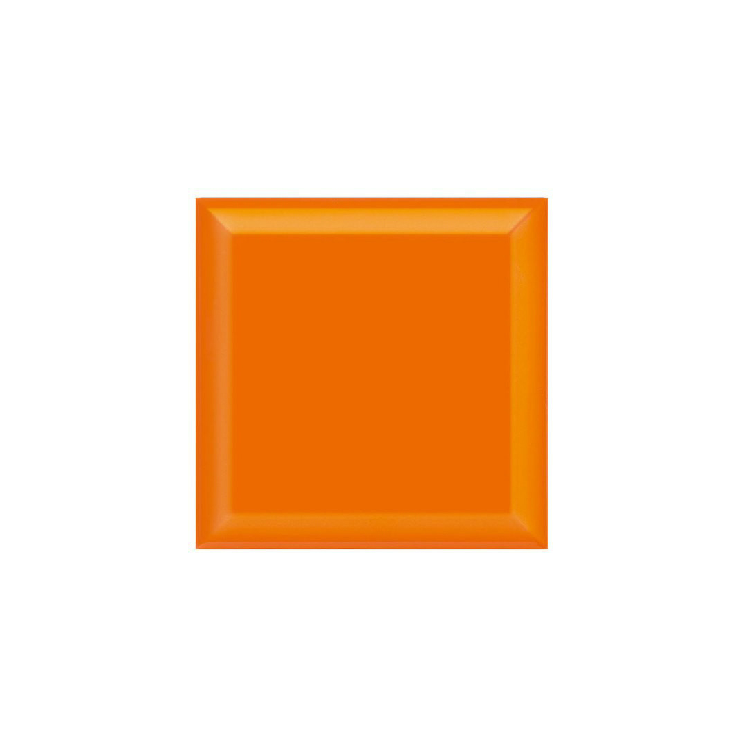 SUBWAY-ORANGE-GLOSSY-BEVELED-15x15cm
