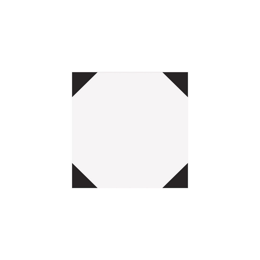 DECOR-CERA-OCTAGON-BLACK-&-WHITE-MATT-R9-30x30cm