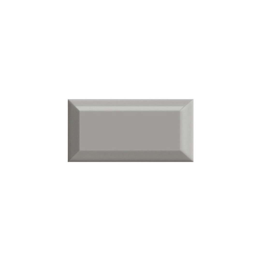 SUBWAY-SILVER-GREY-GLOSSY-BEVELED-7.5x15cm