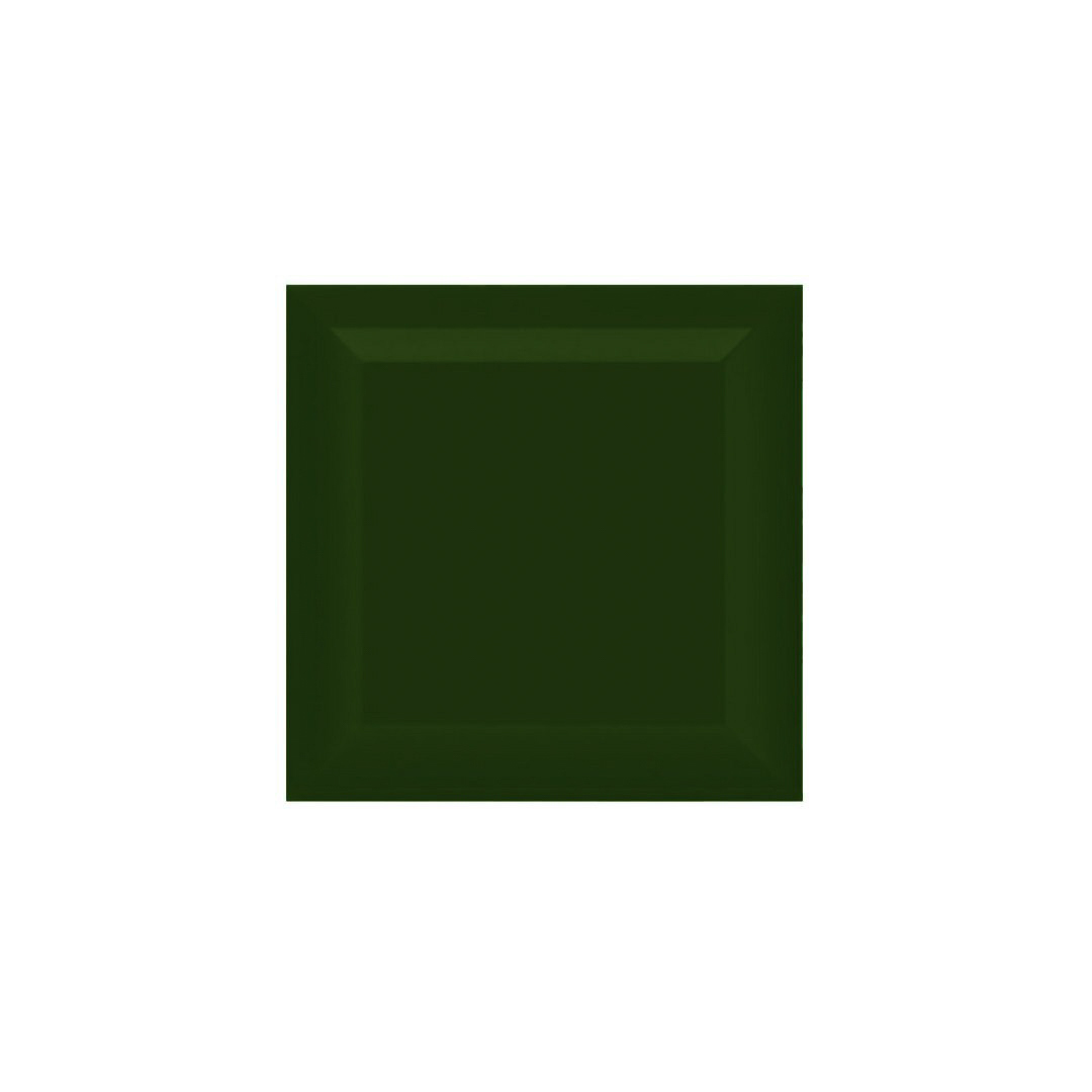 SUBWAY-DEEP-GREEN-GLOSSY-BEVELED-10x10cm