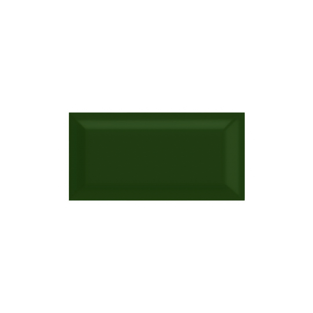SUBWAY-DEEP-GREEN-GLOSSY-BEVELED-10x20cm