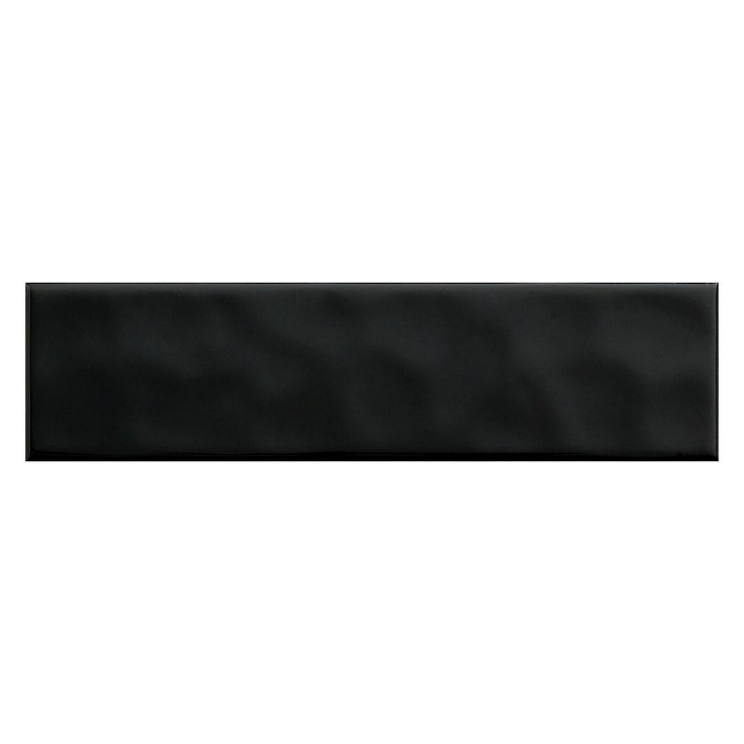 SUBWAY-BLACK-GLOSSY-WAVY-STRAIGHT-EDGE-7.5x30cm