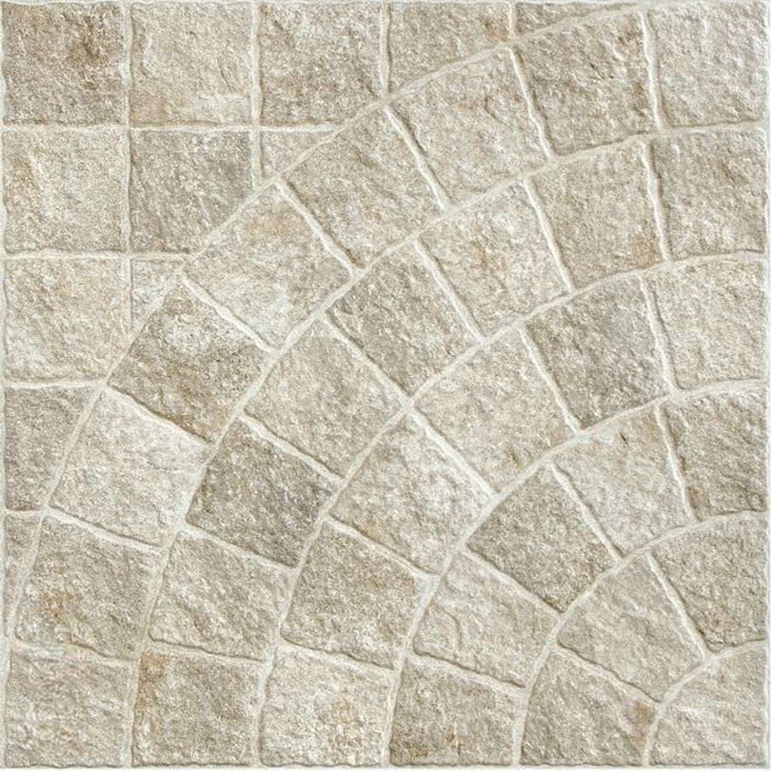 COBBLE-CIRCLE-BEIGE-ROUGH-R11-60x60cm