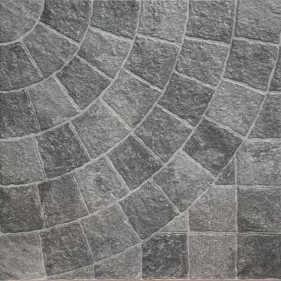 COBBLE-CIRCLE-GREY-ROUGH-R11-60x60cm
