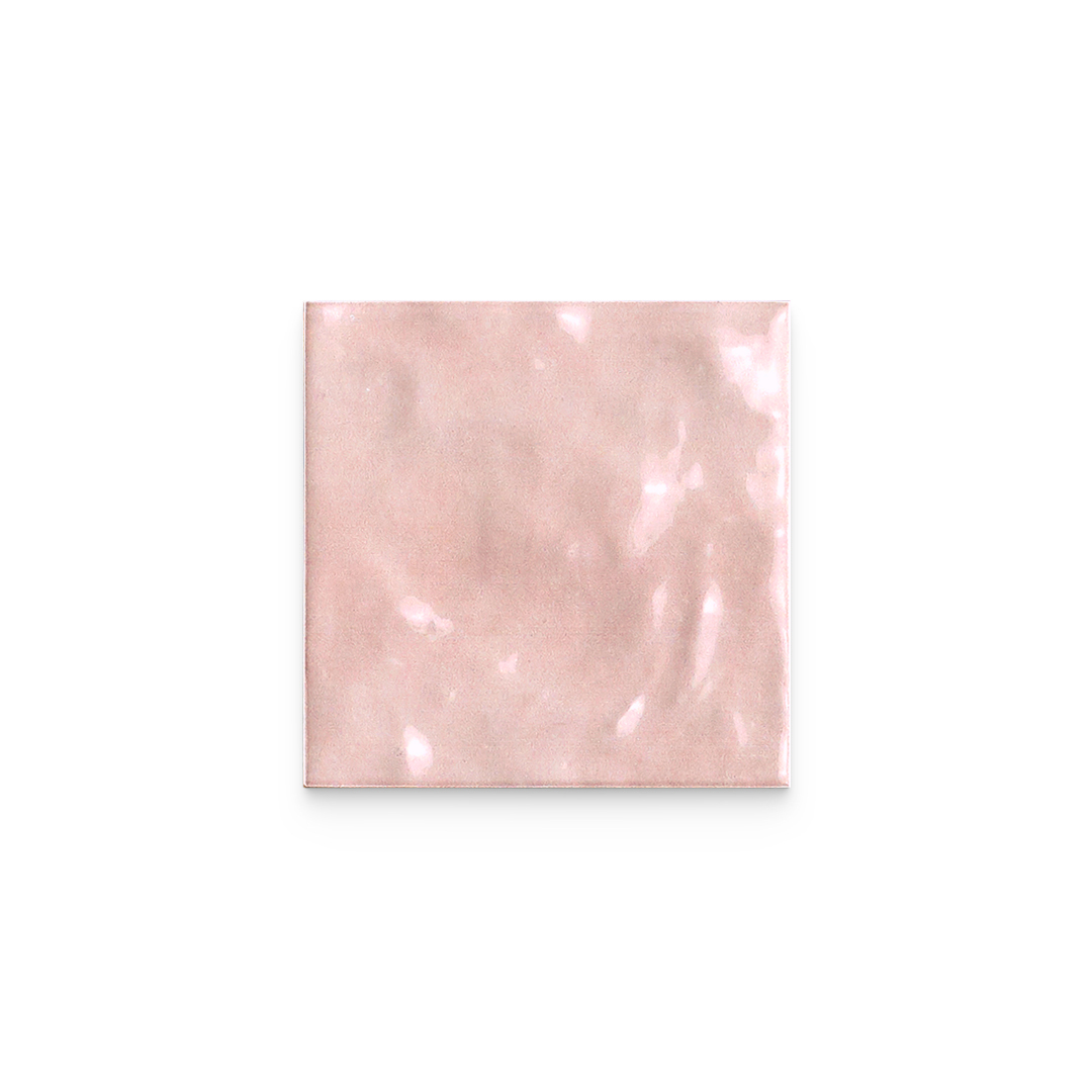 MALLOCCA-SUBWAY-PINK-GLOSSY-WAVY-RAN56-12x12cm