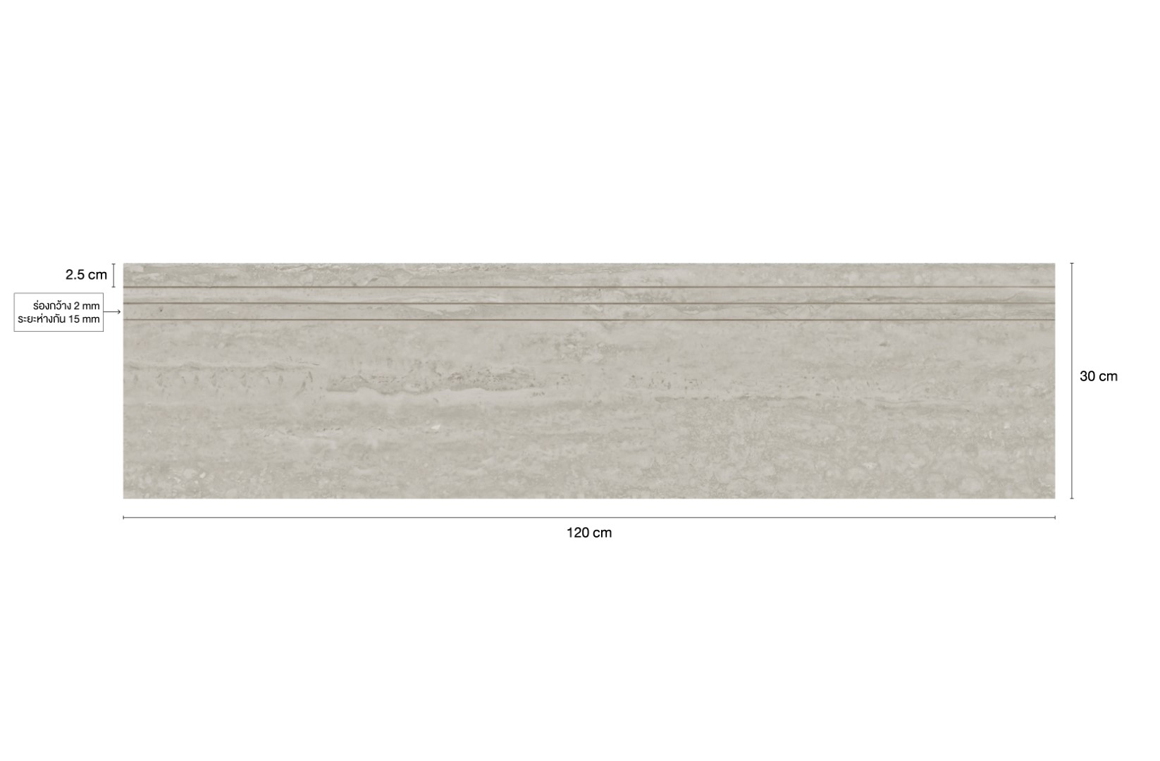 LUXURY-TRAVERTINE-BEIGE-NATURAL-MATT-RAN12-R9-30x142cm