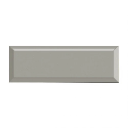 image of SUBWAY SILVER GREY GLOSSY BEVELED