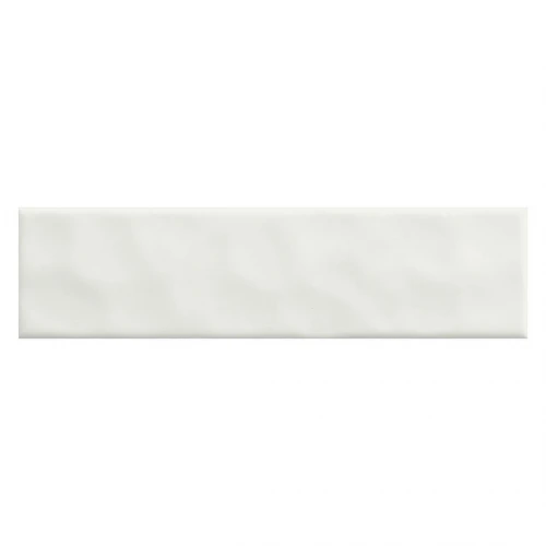 image of SUBWAY WHITE GLOSSY WAVY STRAIGHT EDGE