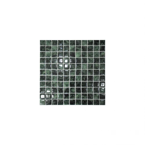 image of AQUA MOSAIC DEEP GREEN GLOSSY